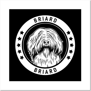 Briard Fan Gift Posters and Art